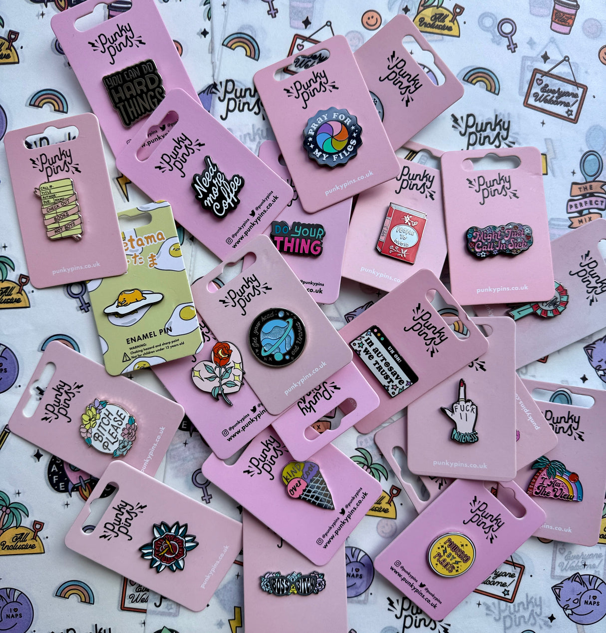 Mixed Lot Enamel Pins - Discontinued