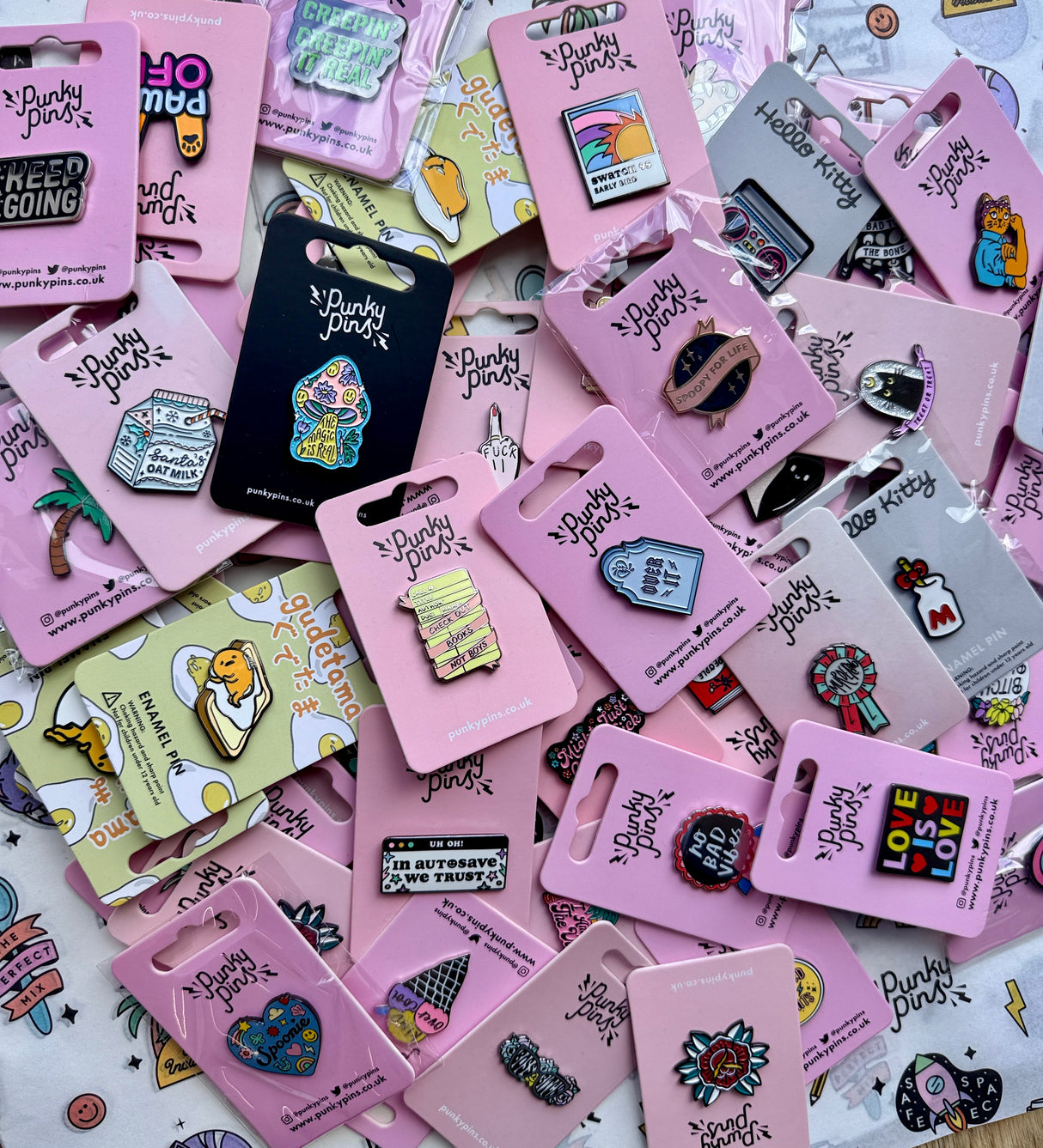 Mixed Lot Enamel Pins - Discontinued