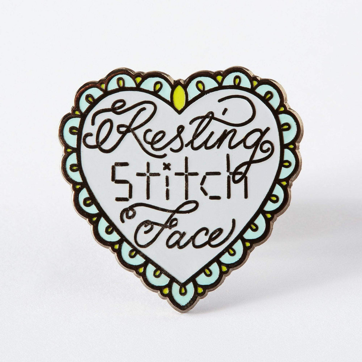 Resting Stitch Face Enamel Pin