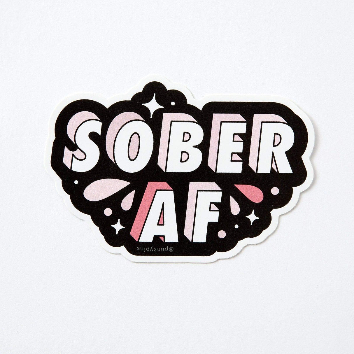 Sober AF Vinyl Sticker
