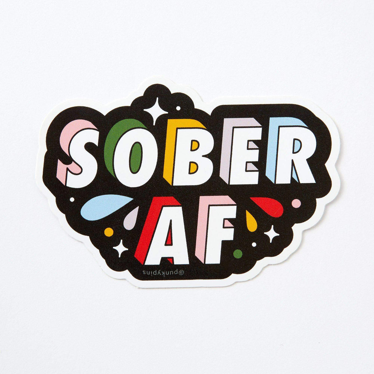 Sober AF Vinyl Sticker