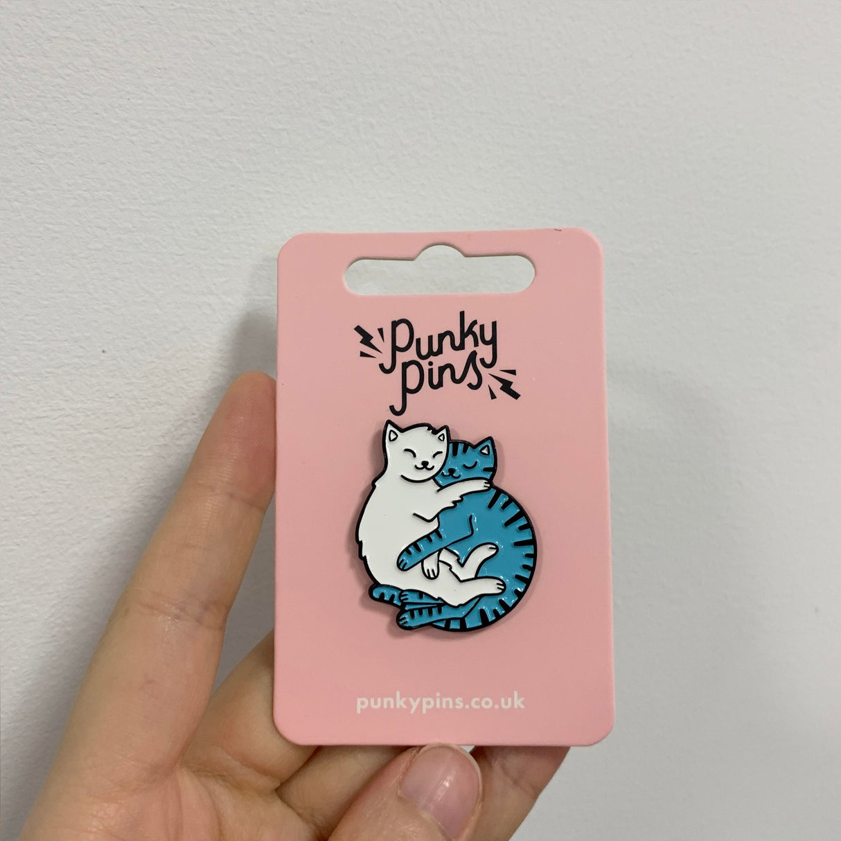 Cuddling Cats Soft Enamel Pin