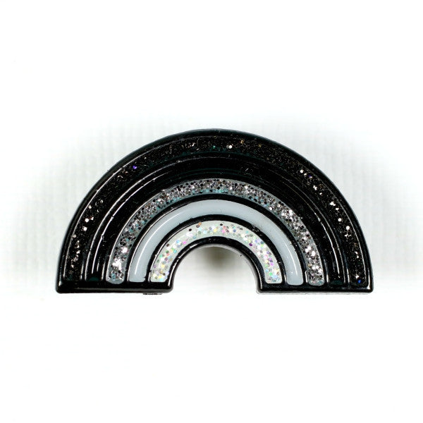 Black Rainbow Enamel Pin