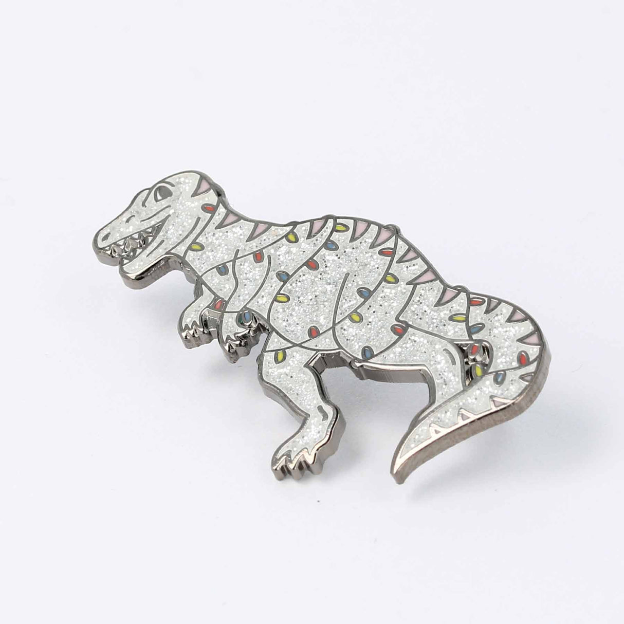 Christmas Dinosaur Enamel Pin