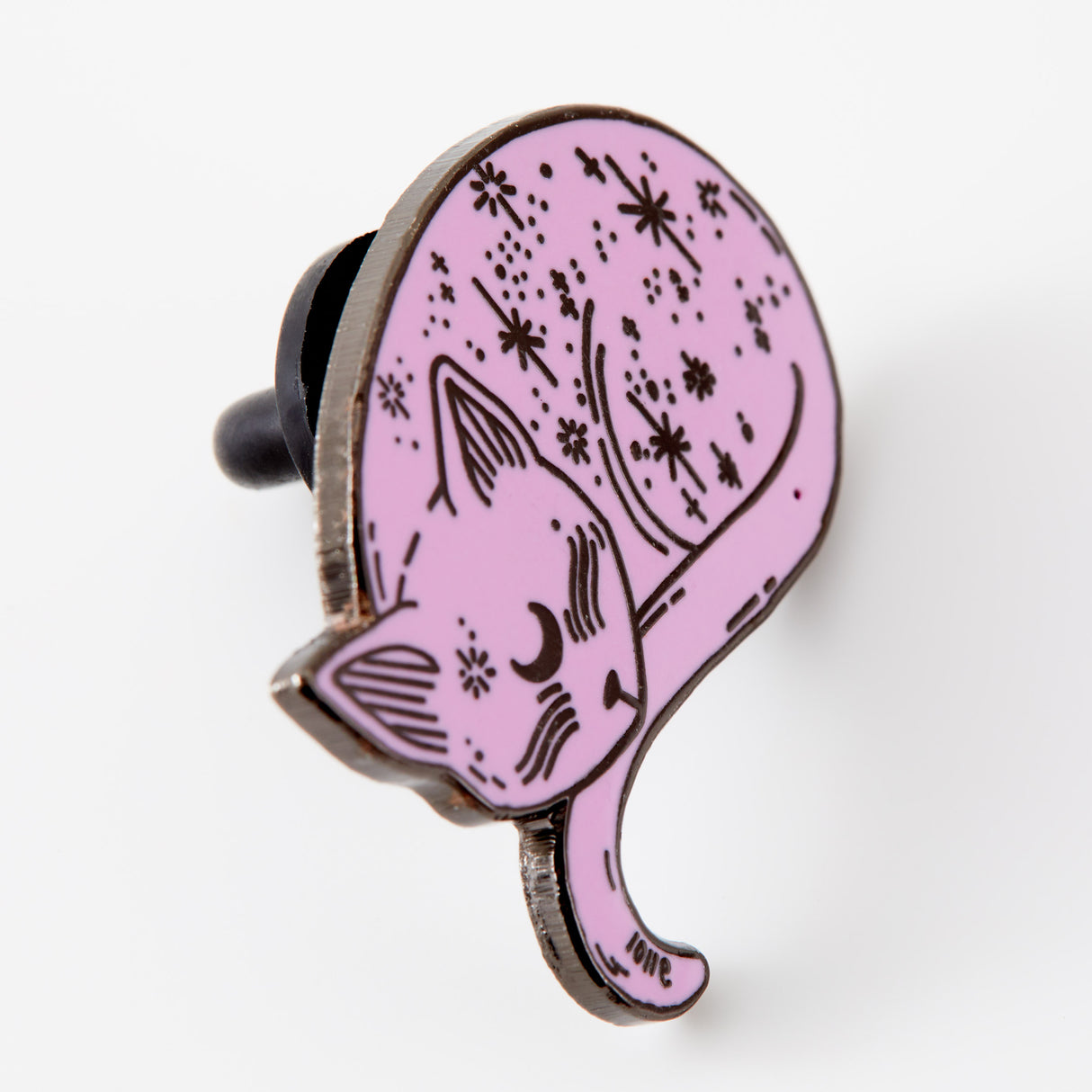 Mystical Cat Pink Enamel Pin - Limited Edition