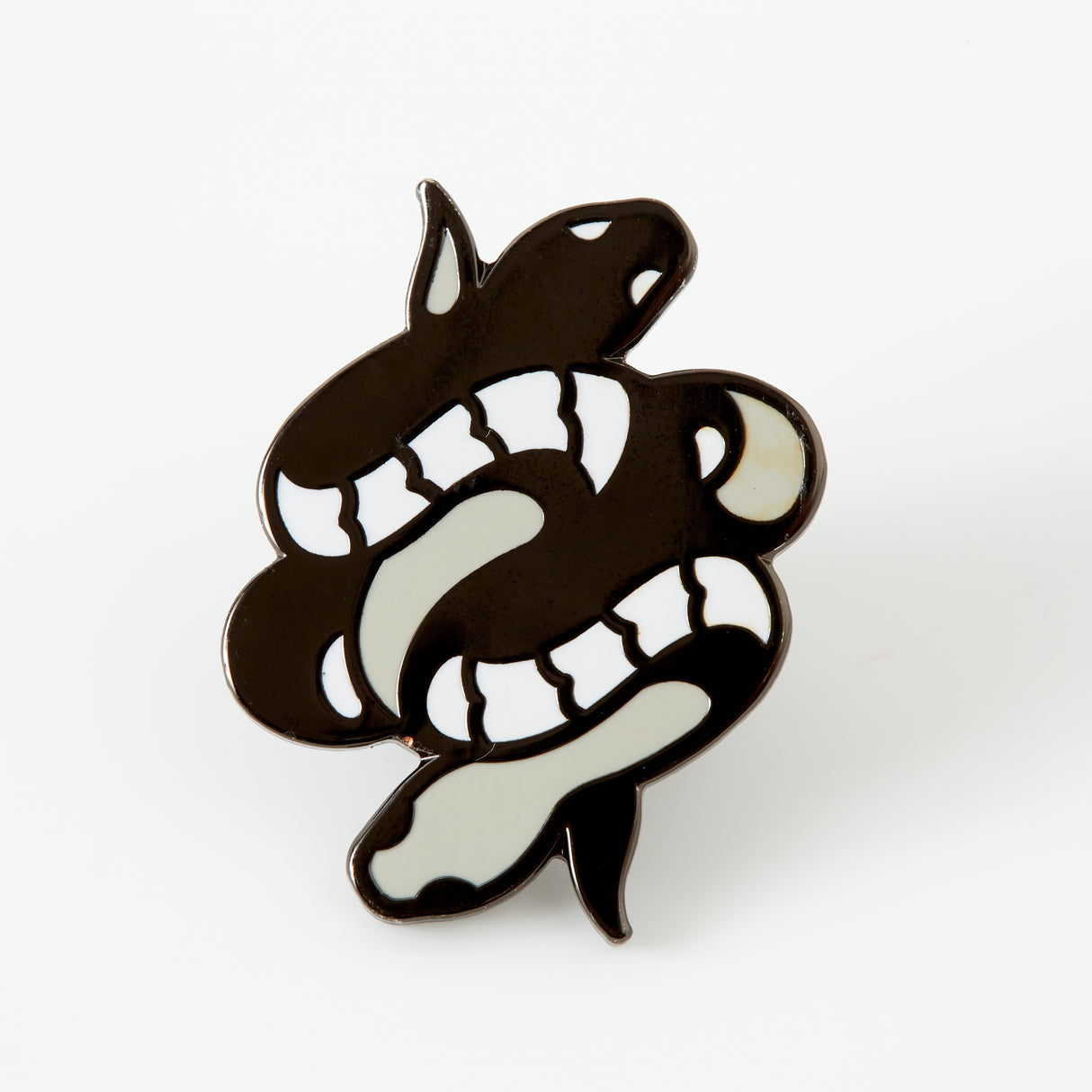 Twin Snakes Enamel Pin