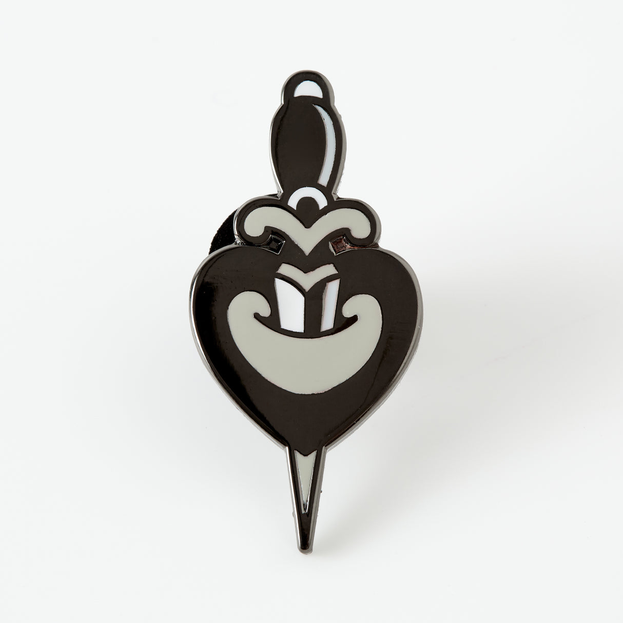 Heart & Dagger Enamel Pin