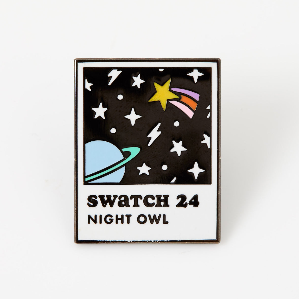Night Owl Swatch Enamel Pin