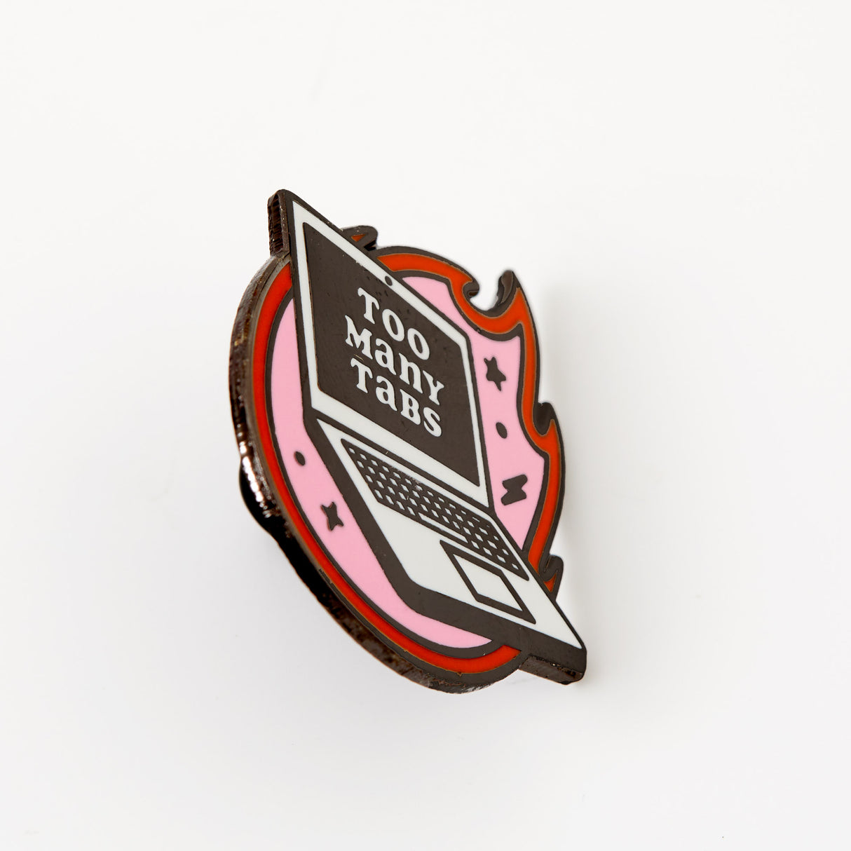 Too many Tabs Enamel Pin