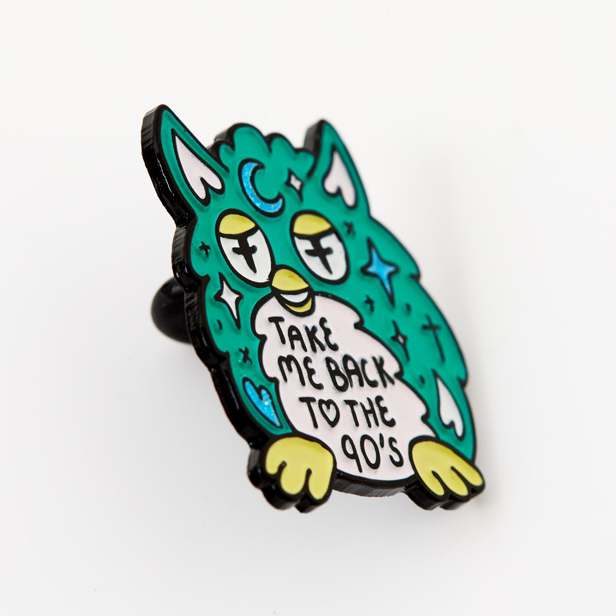 Evil Nostalgic Furby Enamel Pin