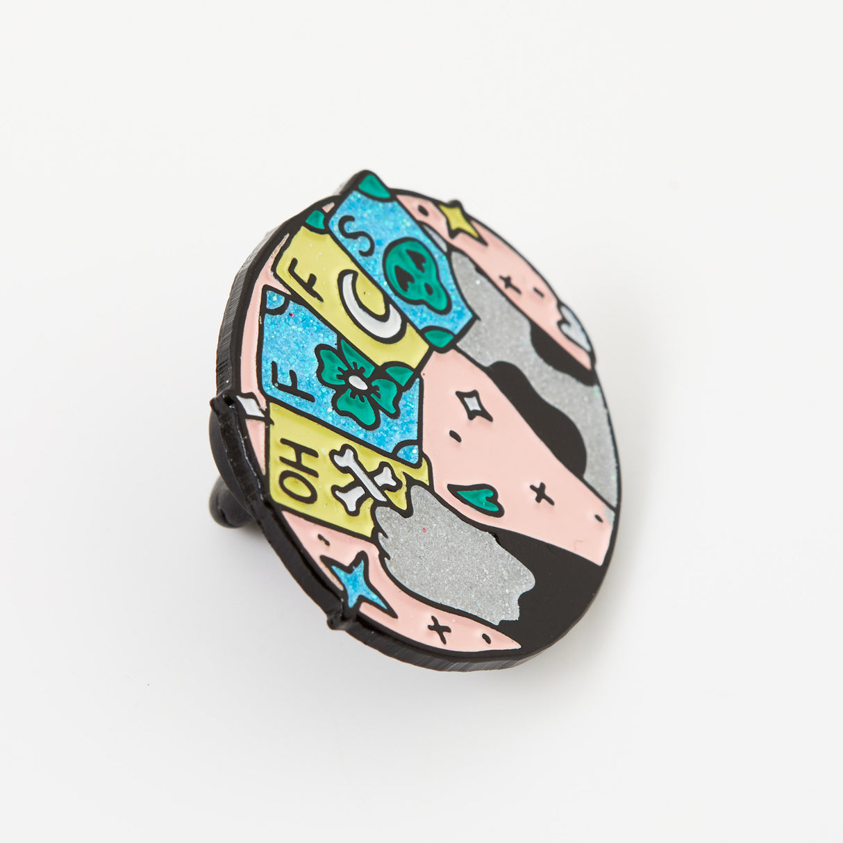 Kitty Poker Night Enamel Pin