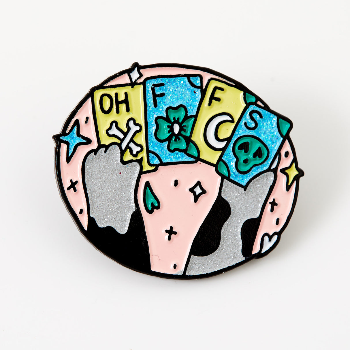 Kitty Poker Night Enamel Pin