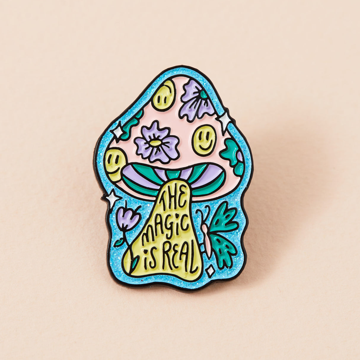 Magic Mushroom Enamel Pin