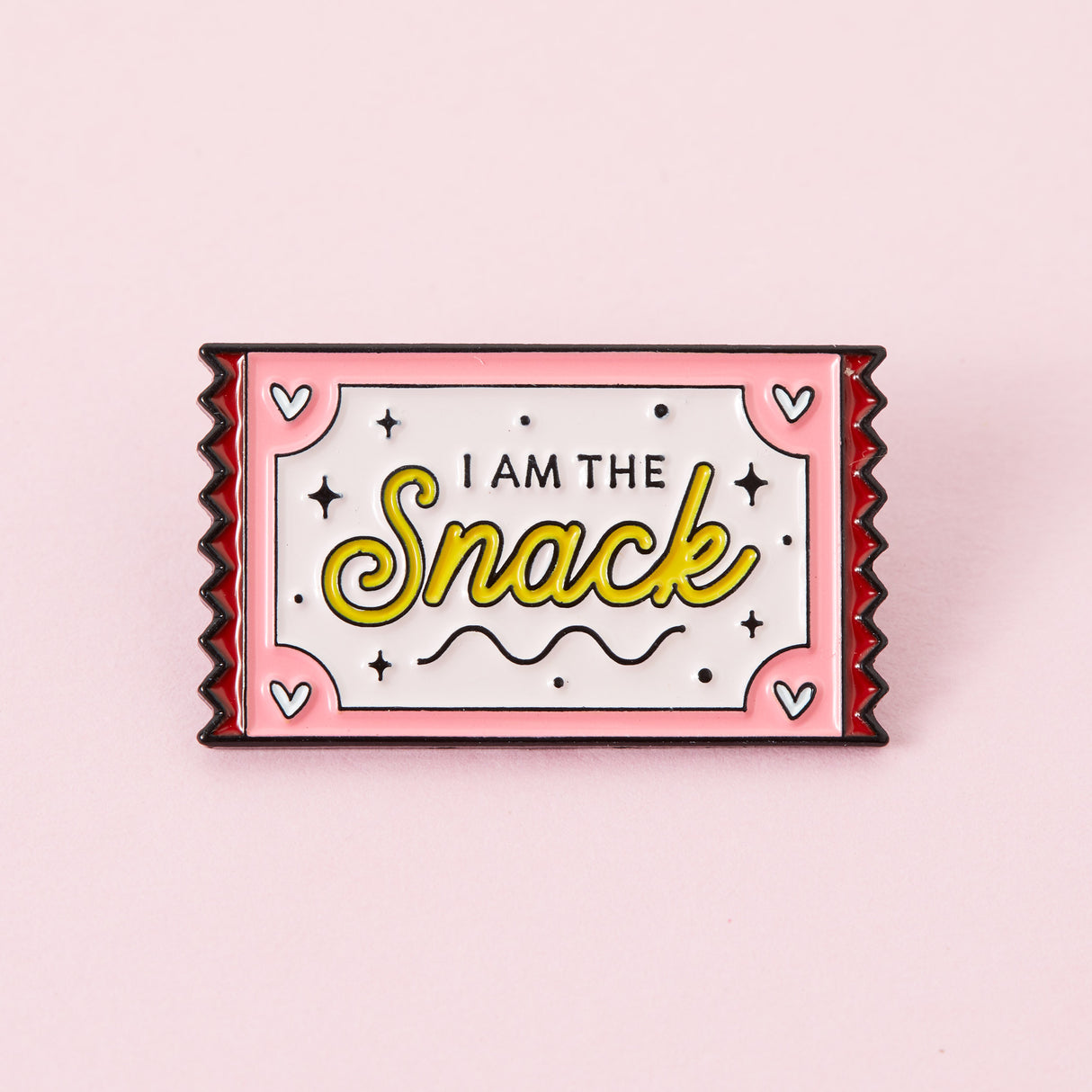 I Am The Snack Enamel Pin