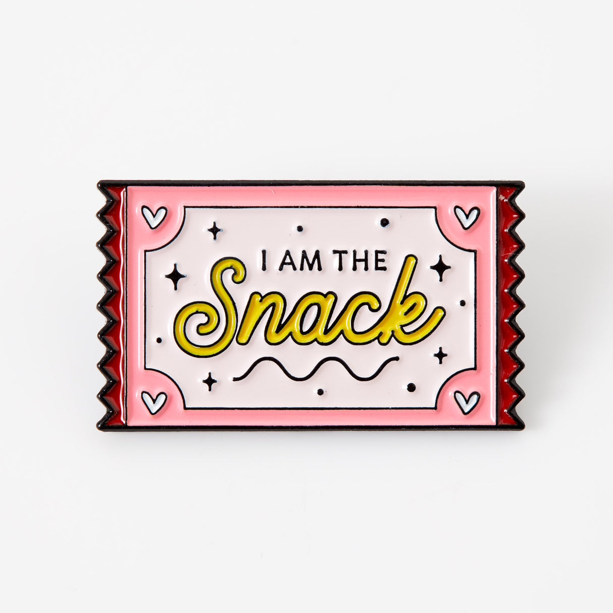 I Am The Snack Enamel Pin
