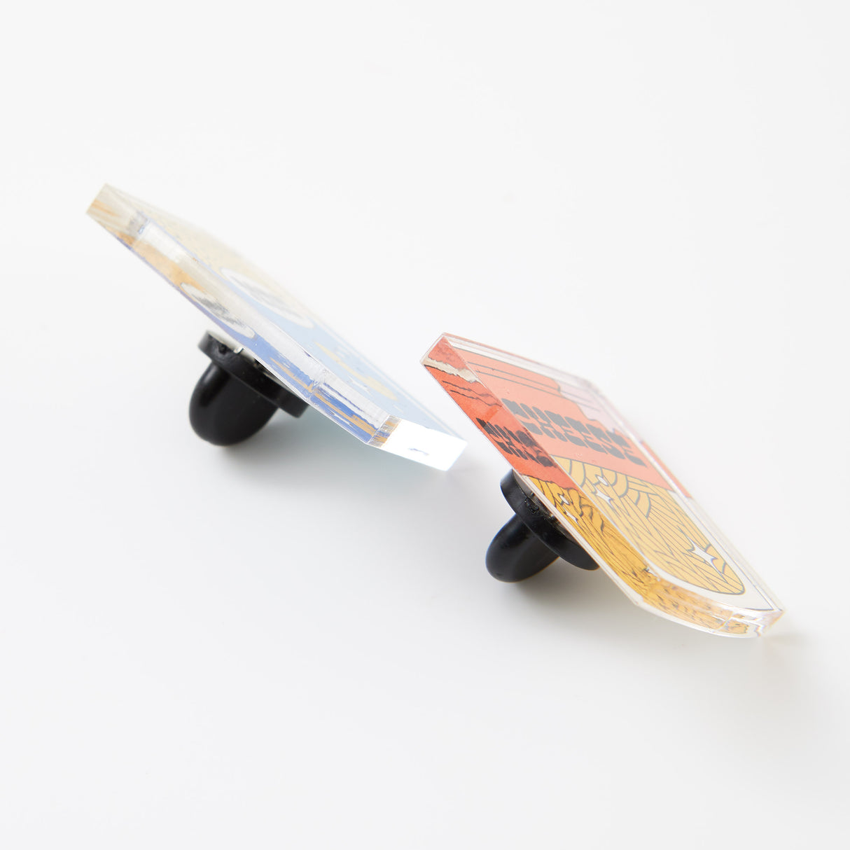 Mac & Cheese Acrylic Pin Pair