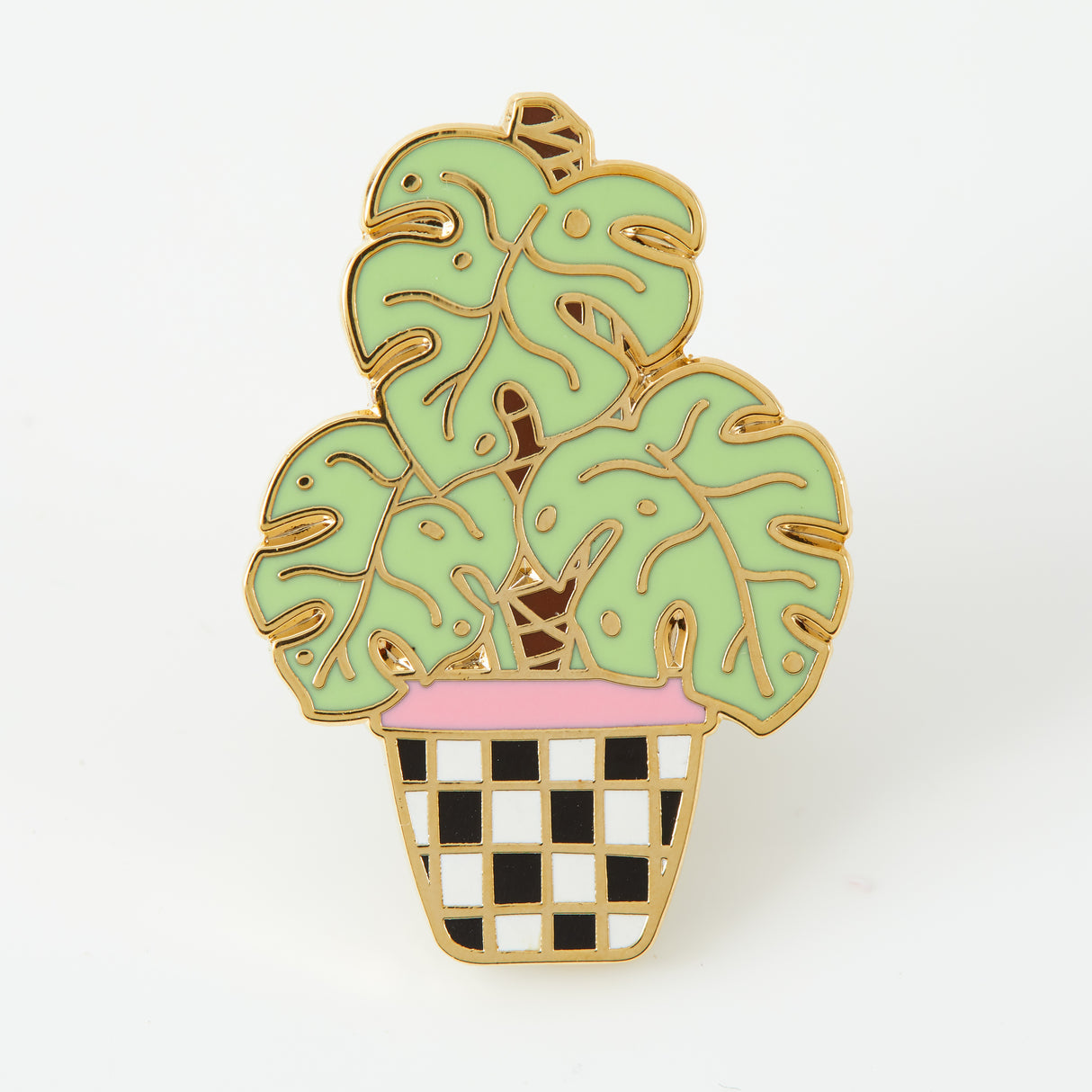 Monstera Moss Pole Enamel Pin
