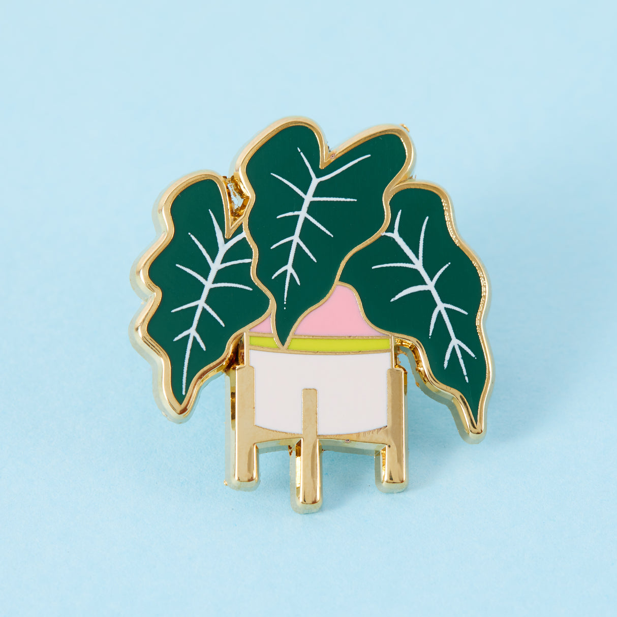 Alocasia Frydek Enamel Pin