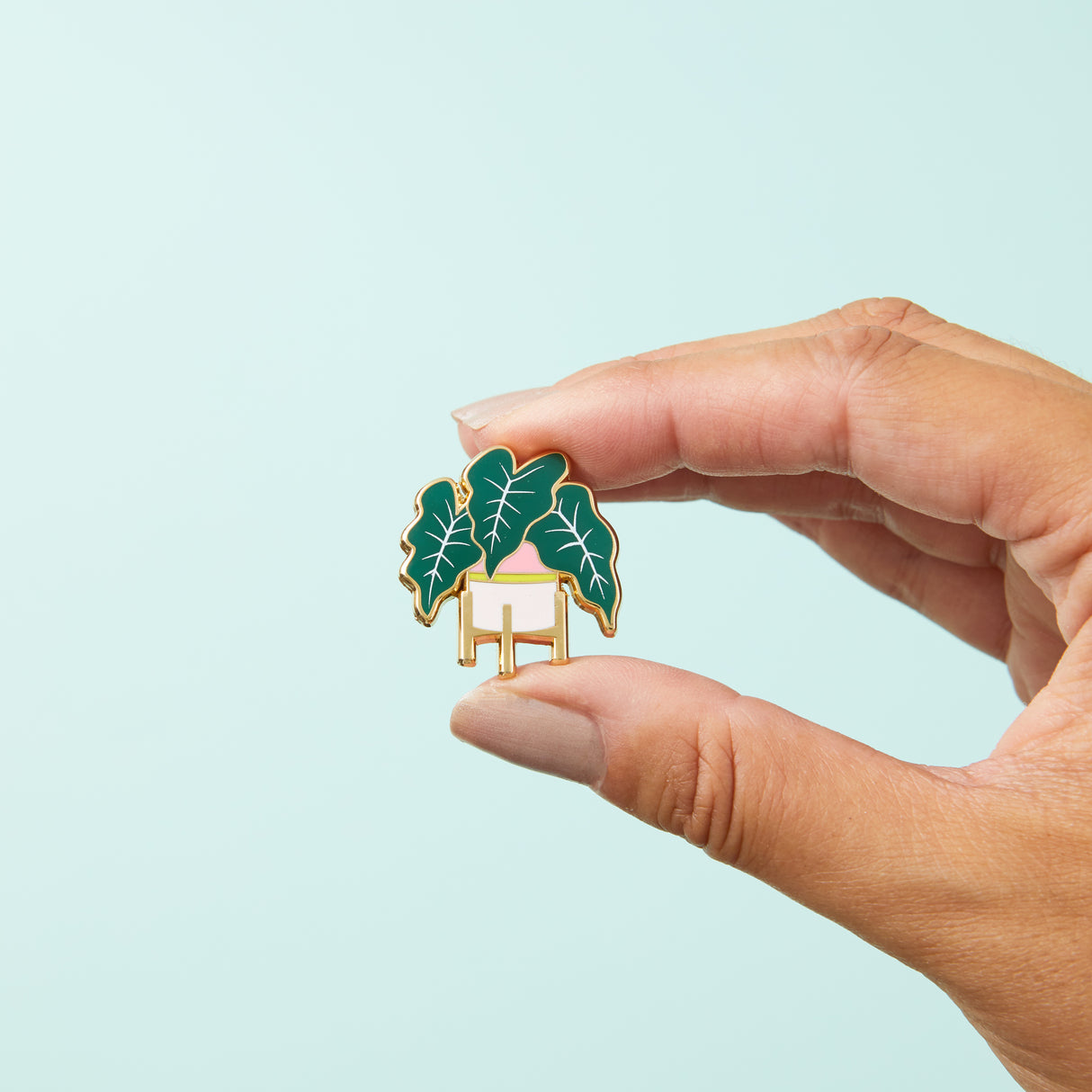 Alocasia Frydek Enamel Pin