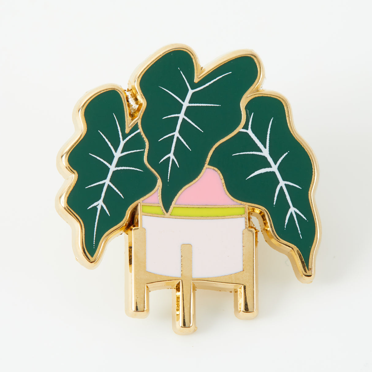Alocasia Frydek Enamel Pin