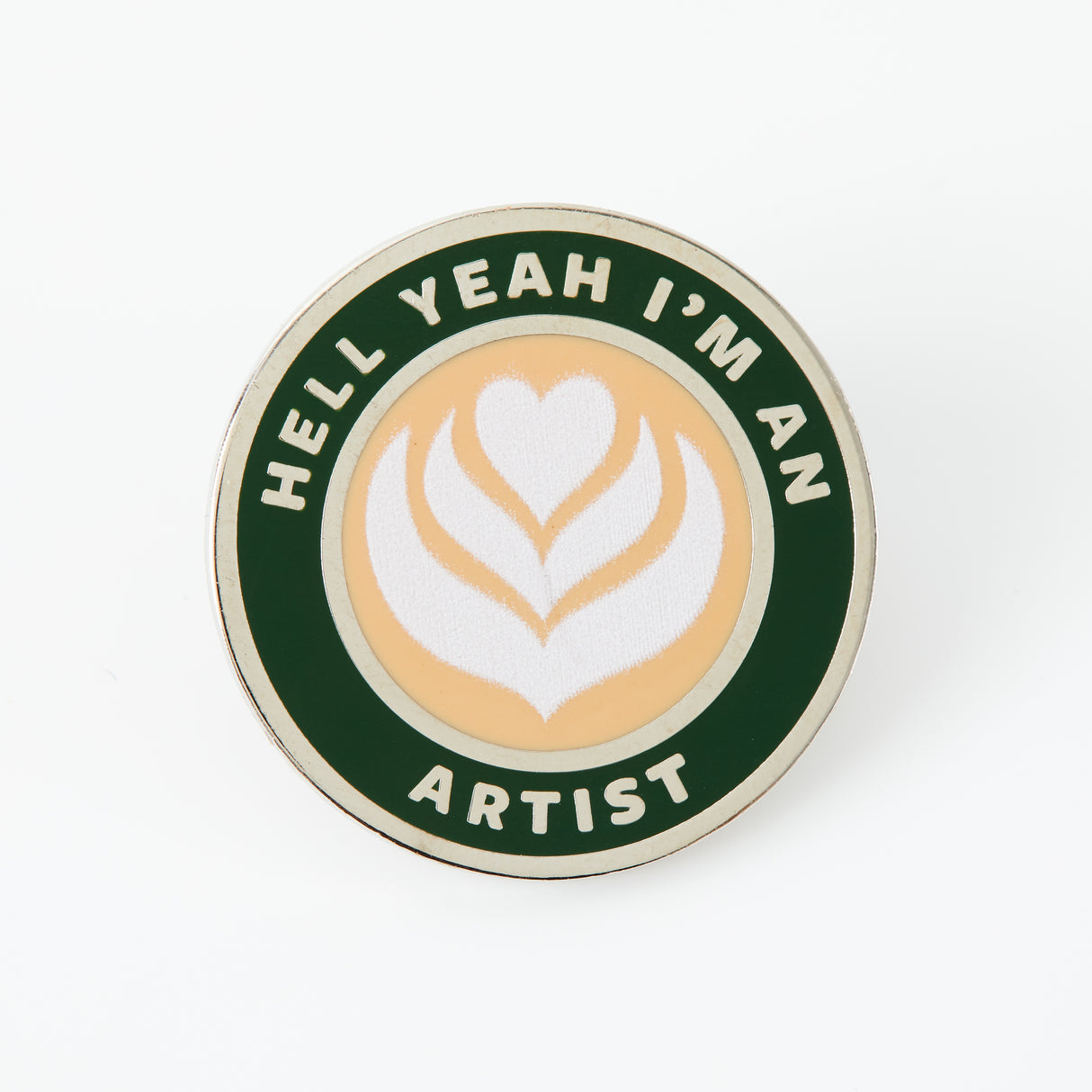 Coffee Artist Enamel Pin