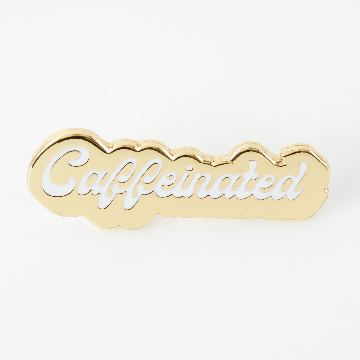 Caffeinated Enamel Pin