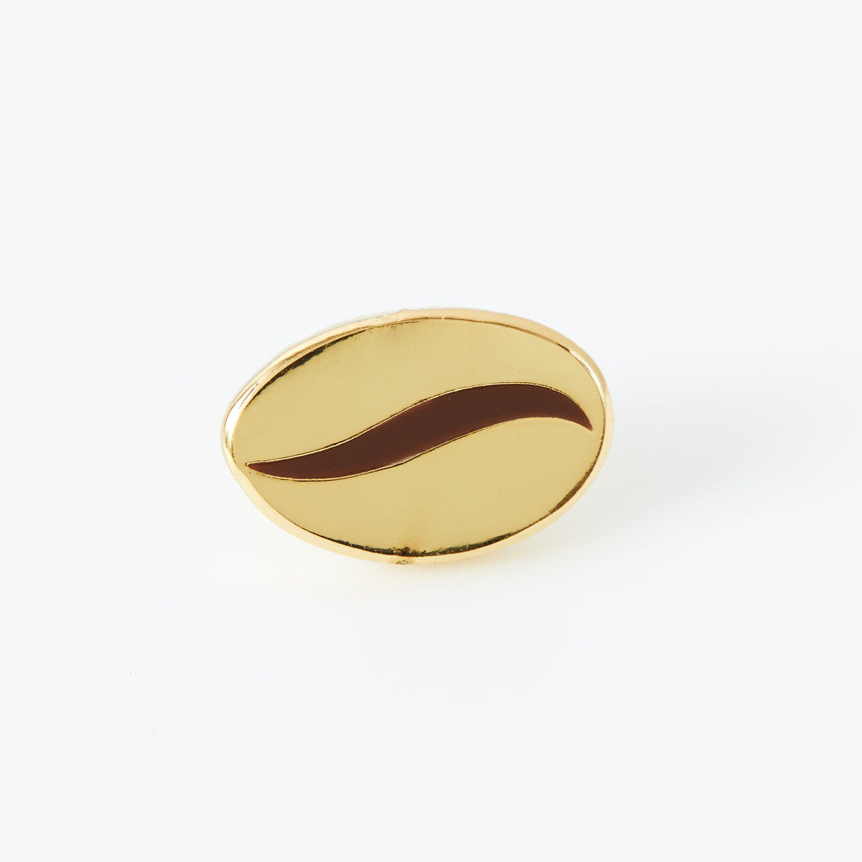 Coffee Bean Enamel Pin