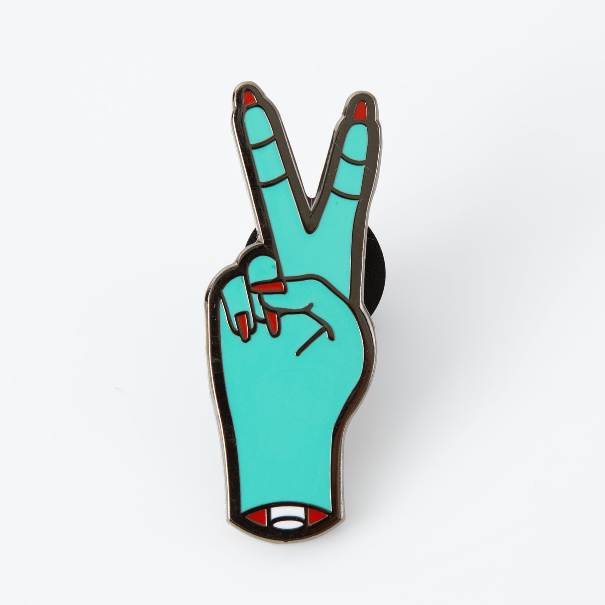 Zombie Peace Fingers Enamel Pin