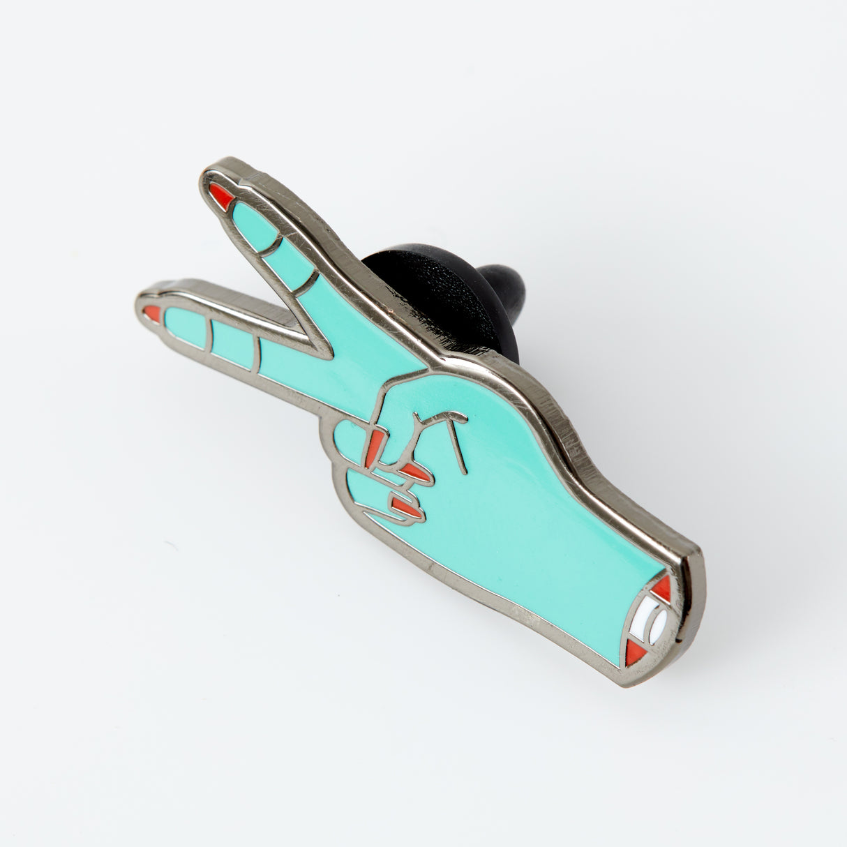 Zombie Peace Fingers Enamel Pin