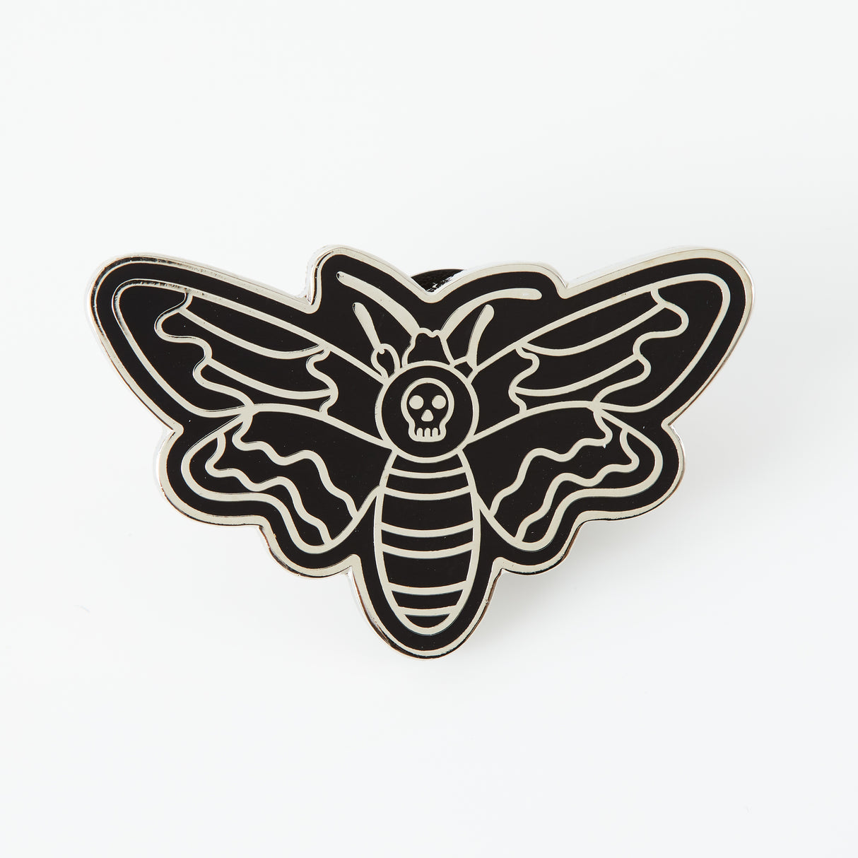 Death Head Moth Enamel Pin