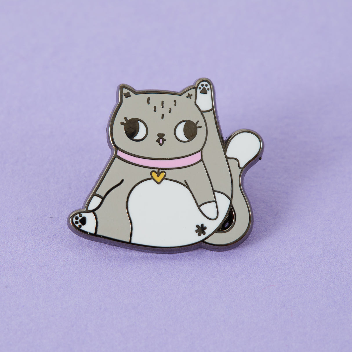 Limber Kitty Enamel Pin
