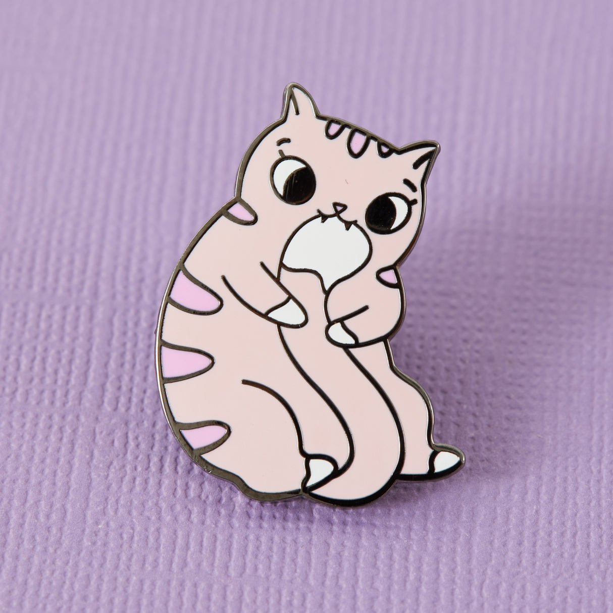 Playful Pussycat Enamel Pin