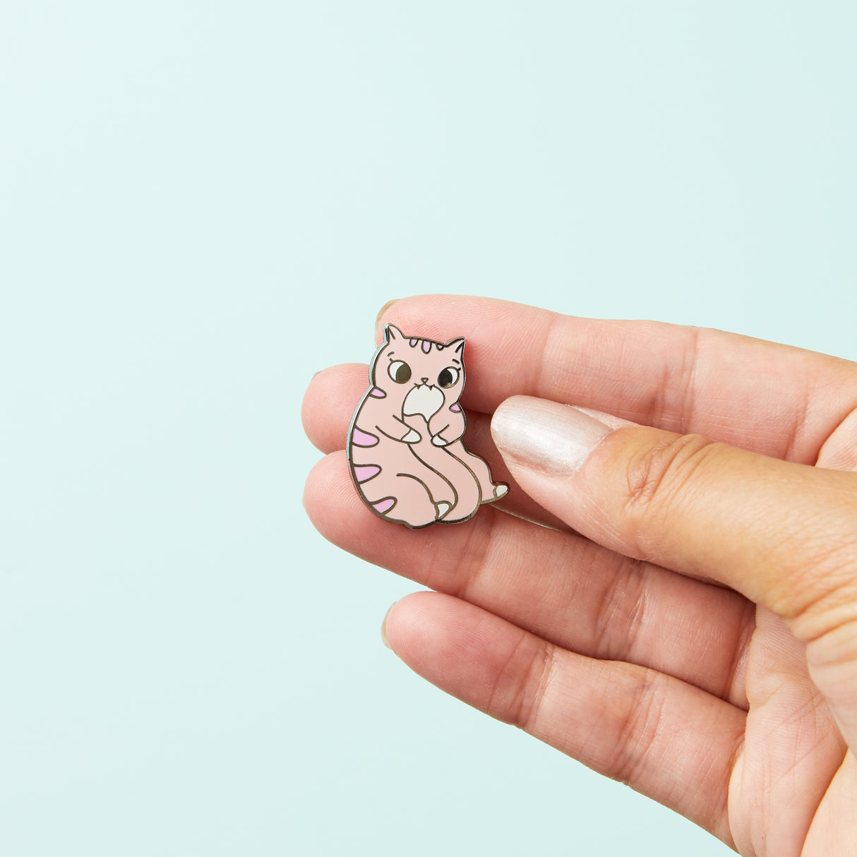 Playful Pussycat Enamel Pin