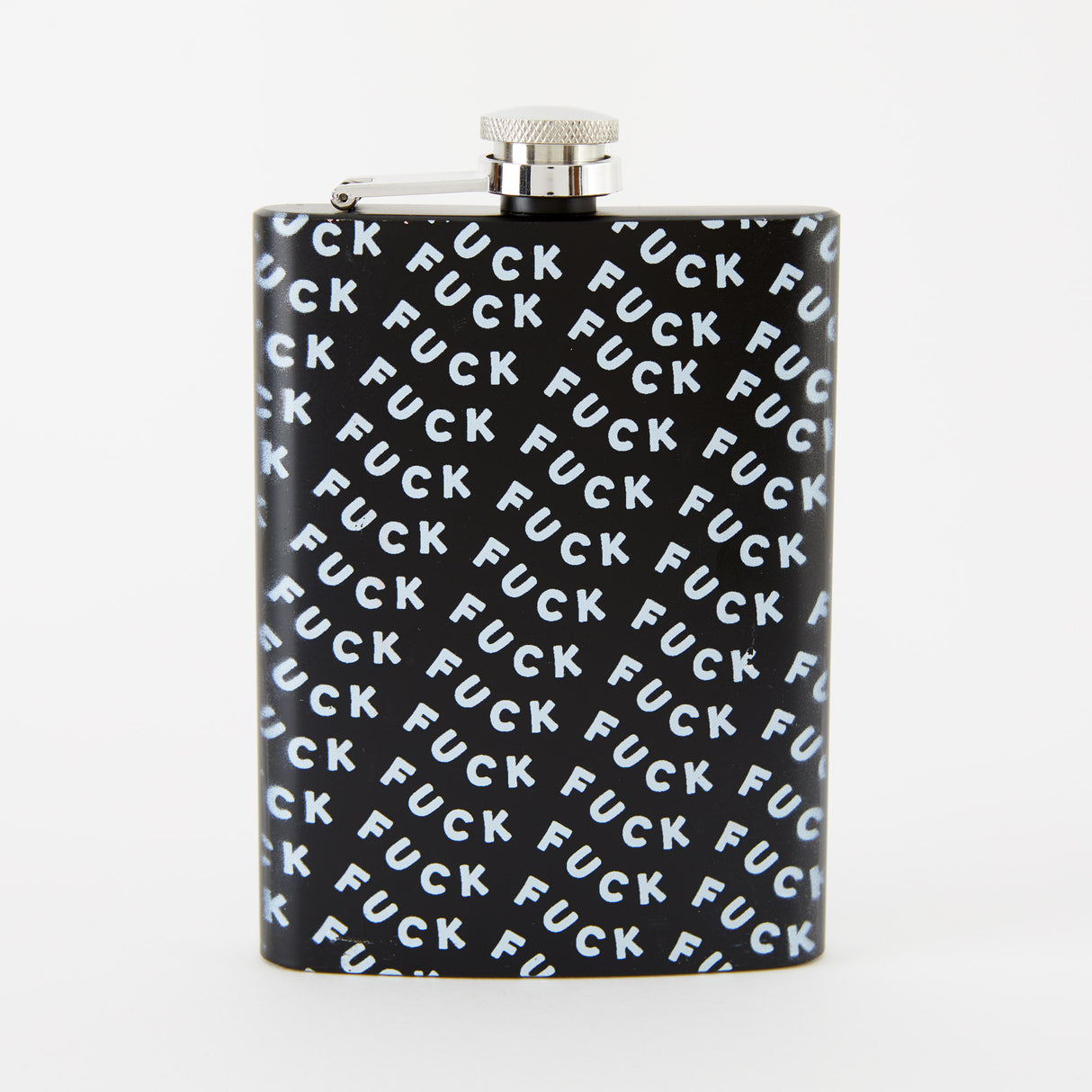 Fuck Tall Black Hip Flask