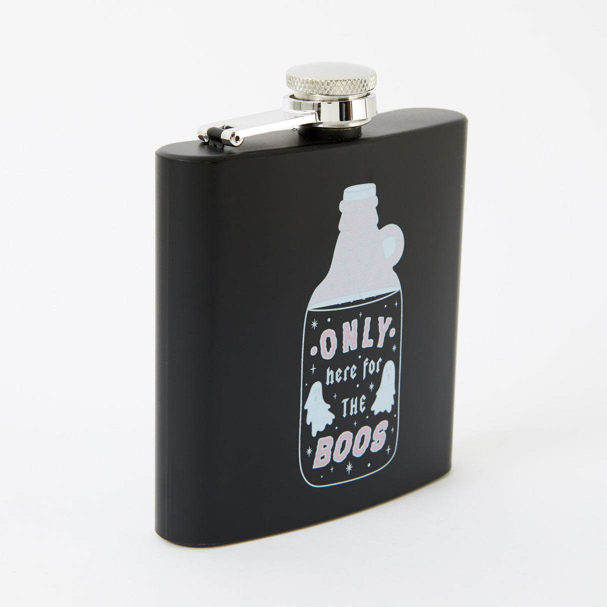 Only here for the boos Black Hip Flask
