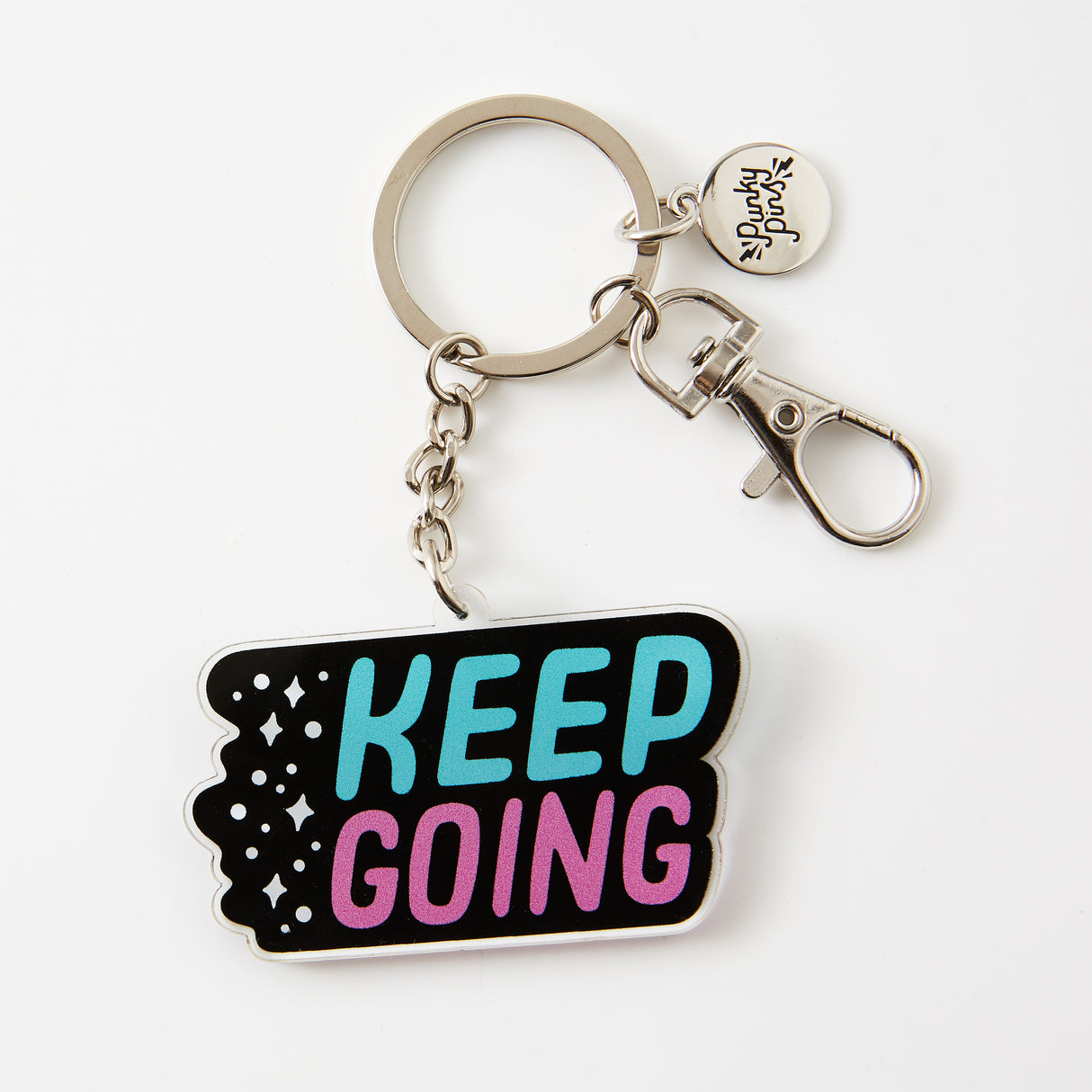 Keep Going Acrylic Keyring