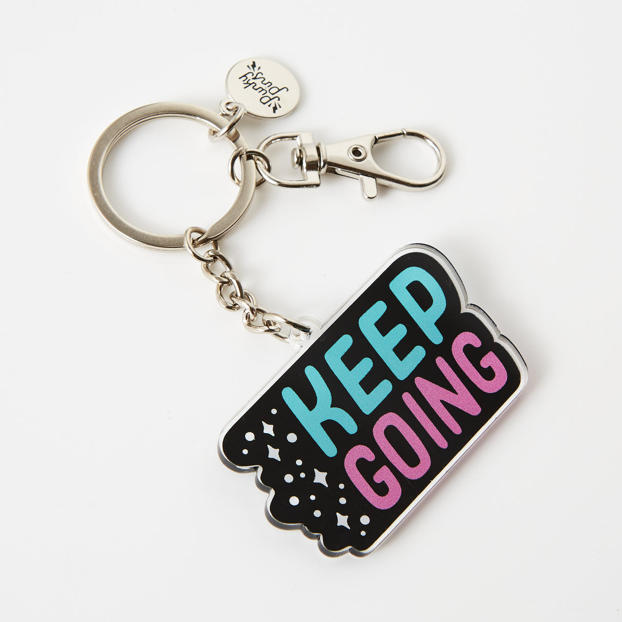 Keep Going Acrylic Keyring