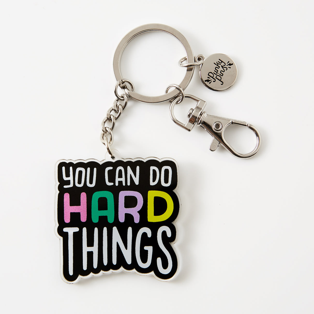 You Can Do Hard Things Acrylic Keyring