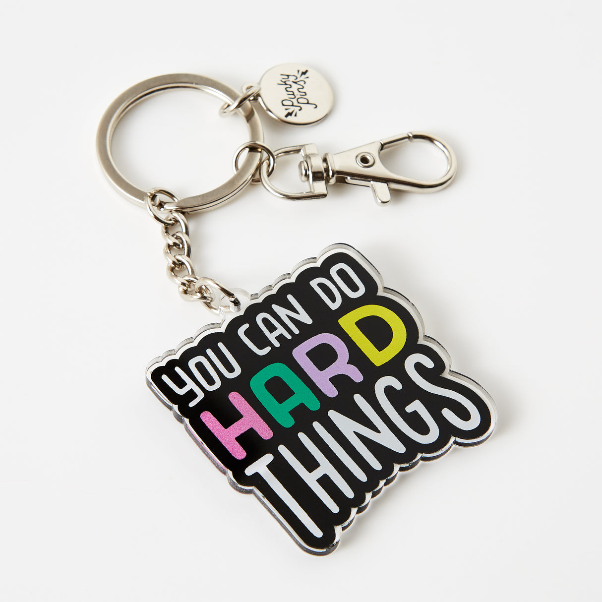 You Can Do Hard Things Acrylic Keyring