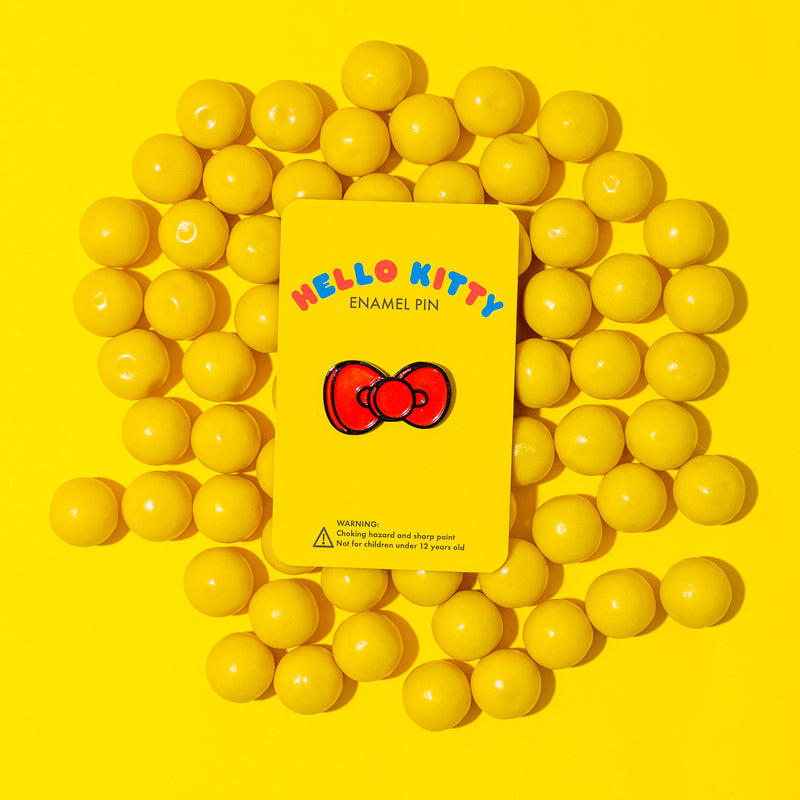 Hello Kitty x Punky Pins Chunky Kitty Bow Enamel Pin