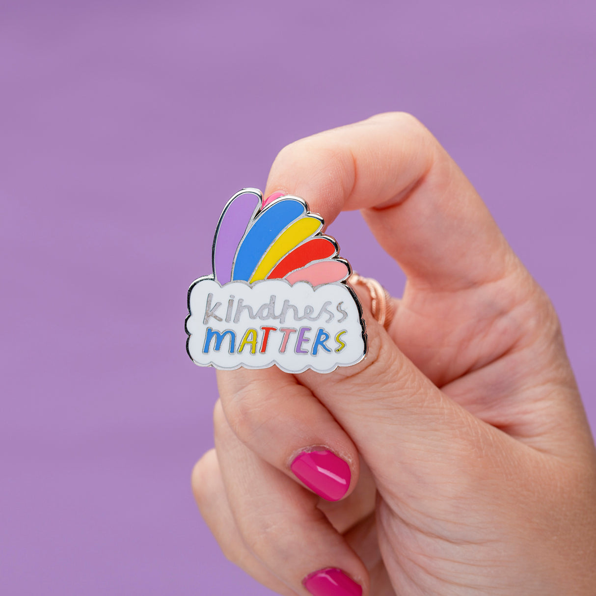 Kindness Matters Enamel Pin
