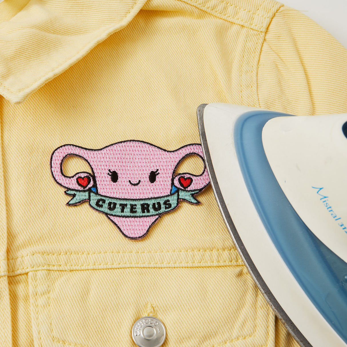 Cuterus Uterus Iron On Patch
