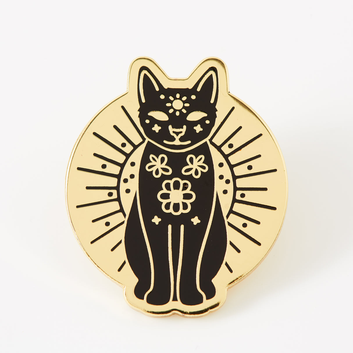 Mystic Mog Gold Plated Pin