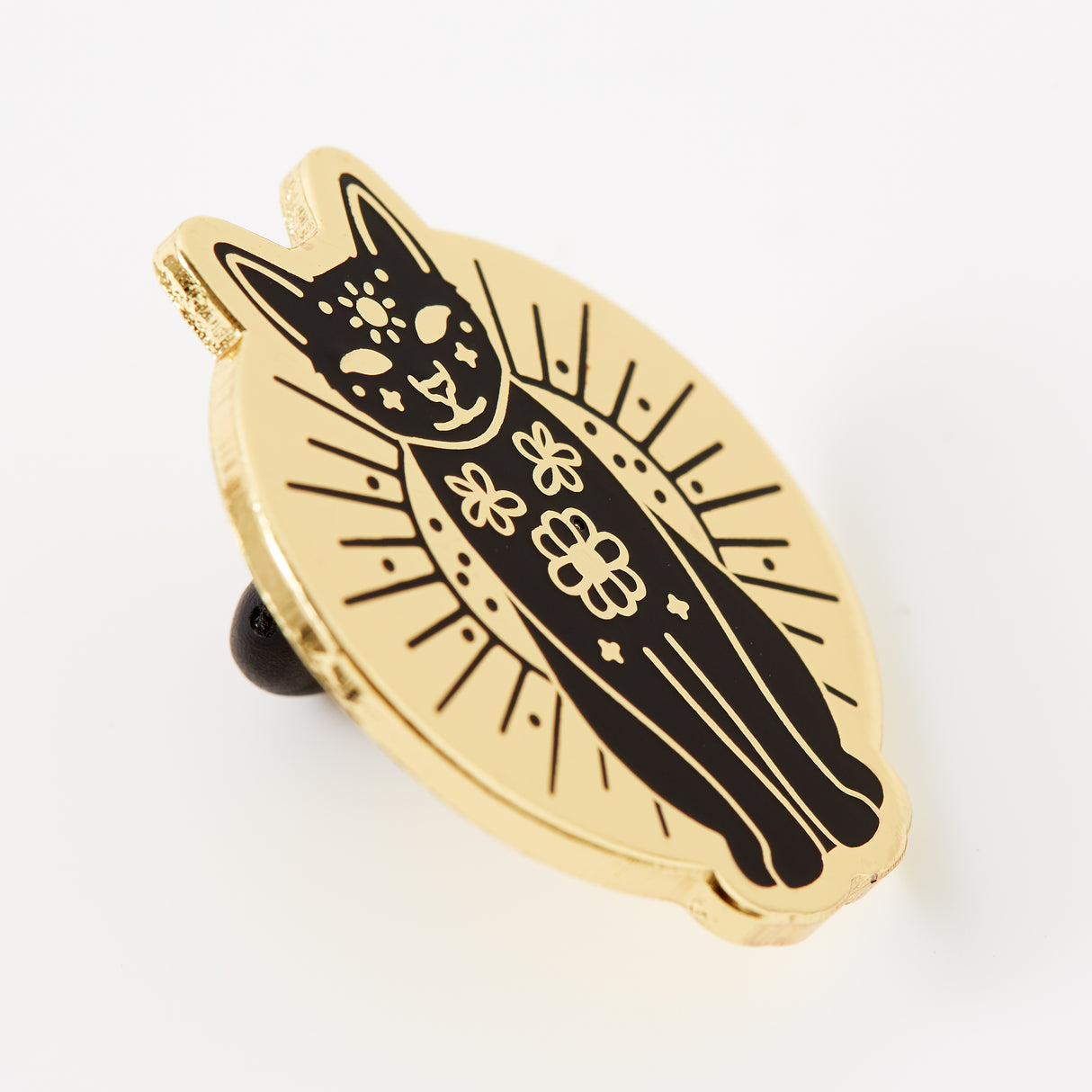 Mystic Mog Gold Plated Pin