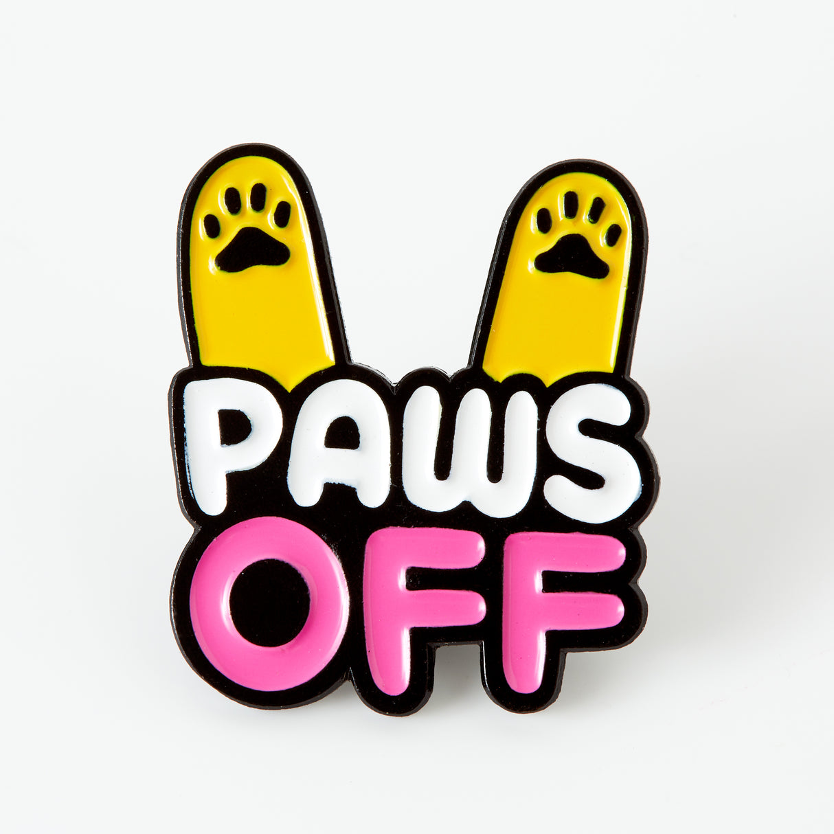 Paws Off Soft Enamel Pin