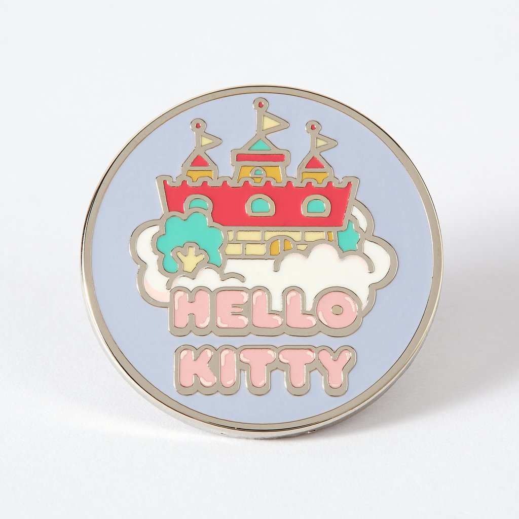 Hello Kitty Mermaid Castle Enamel Pin