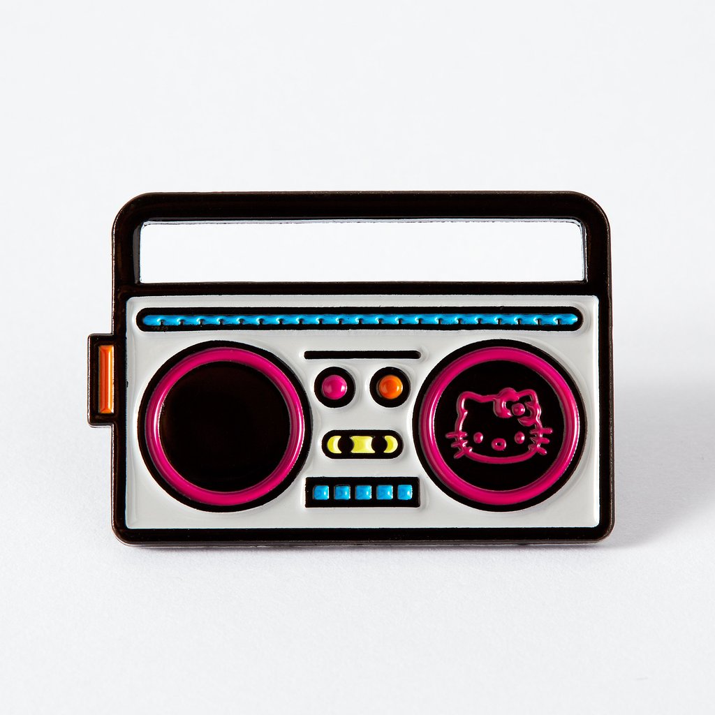 Hello Kitty Boombox Enamel Pin