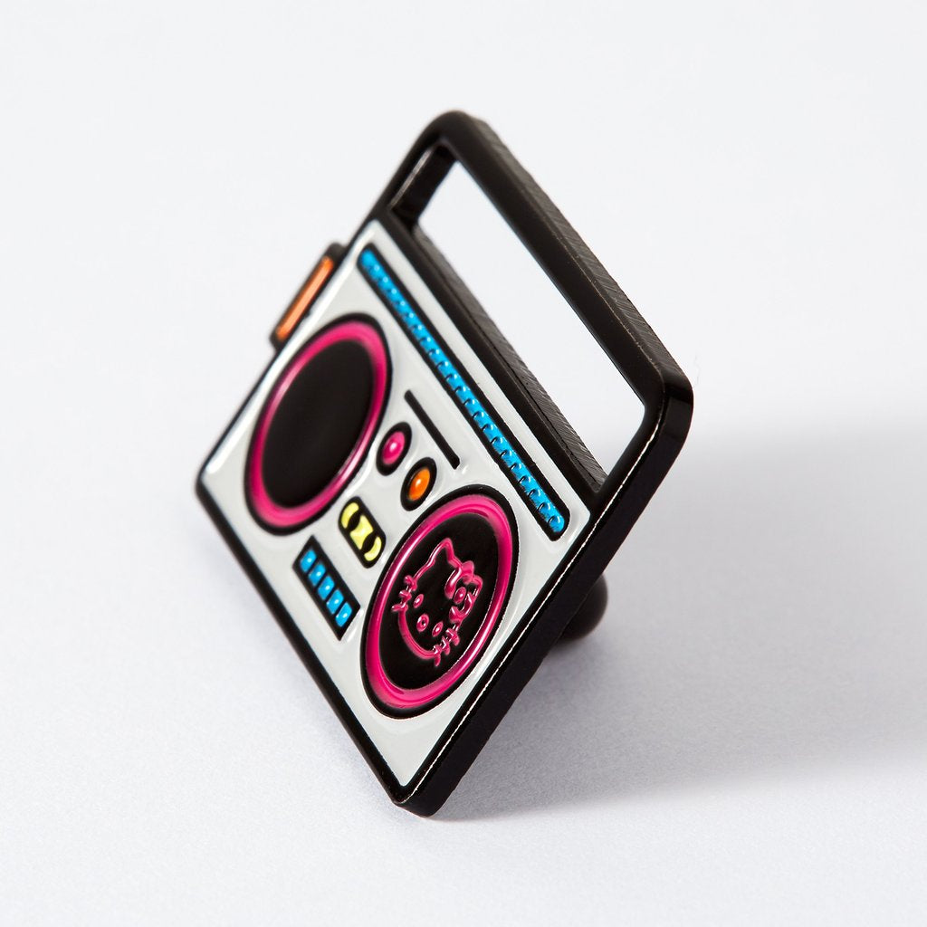 Hello Kitty Boombox Enamel Pin