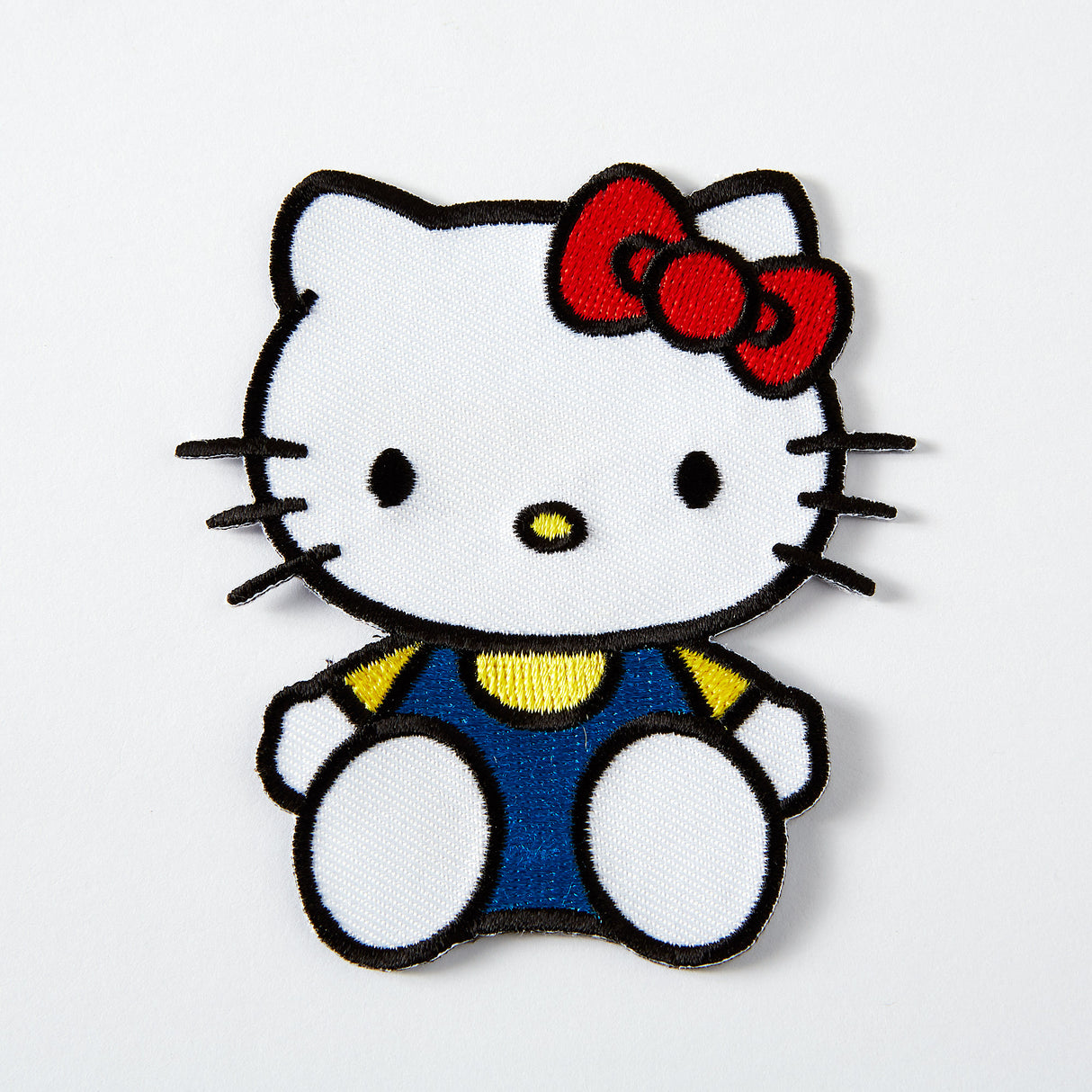 Hello Kitty Sitting Embroidered Iron On Patch
