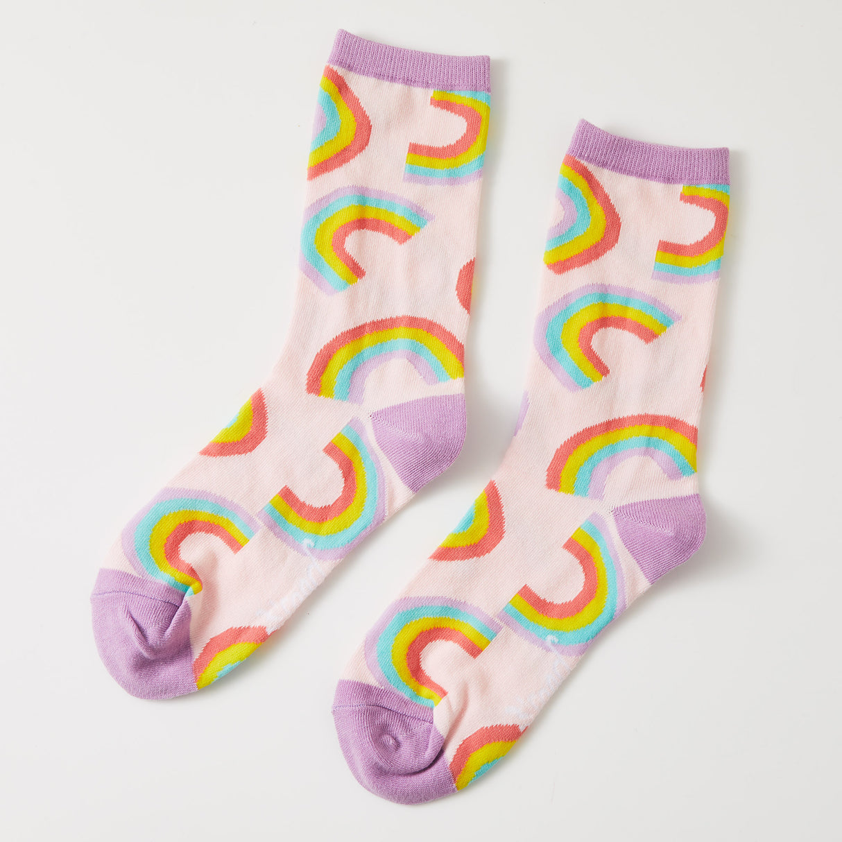 Rainbow Print Socks